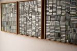Ingression Tryptich Ceramic and Mosaic Wall Art | Art & Wall Decor by Clare and Romy Studio. Item made of stoneware compatible with boho and mid century modern style