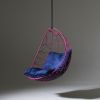 Modern PINK Nest Egg Hanging Swing Chair | Easy Chair in Chairs by Studio Stirling. Item made of steel works with boho & minimalism style
