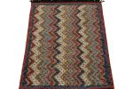 Rug & Kilim’s Antique Tribal rug in Red, Blue and Beige | Area Rug in Rugs by Rug and Kilim