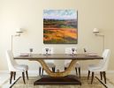 Golden Fields - Landscape Painting on Canvas | Oil And Acrylic Painting in Paintings by Filomena Booth Fine Art. Item made of canvas compatible with contemporary and country & farmhouse style