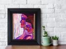 Colours of sensuality 10, Colores de Sensualidad 10 | Oil And Acrylic Painting in Paintings by Elena Parau. Item composed of paper compatible with contemporary and country & farmhouse style