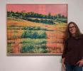 "Observe From Afar" | Oil And Acrylic Painting in Paintings by Kate Joiner | Oceanside Museum of Art in Oceanside. Item made of canvas & synthetic