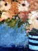 Full Bloom - Colorful Floral Painting on Canvas | Oil And Acrylic Painting in Paintings by Filomena Booth Fine Art. Item made of canvas compatible with contemporary style