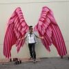 Flamingo Wings | Street Murals by Enforce One | City Walk by Meraas in Dubai. Item made of synthetic