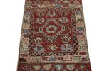 Rug & Kilim’s Antique Tribal rug in Red with Geometric | Area Rug in Rugs by Rug and Kilim