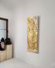 Mosaic Saturday Nigth | Wall Sculpture in Wall Hangings by Anna Carmona. Item composed of fabric and leather