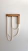 Link 003 | Wall Sculpture in Wall Hangings by Ana Salazar Atelier. Item composed of oak wood and cotton in minimalism or contemporary style