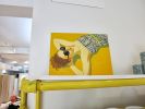 Kate Spade Saturday | Oil And Acrylic Painting in Paintings by Helena Wurzel. Item composed of canvas & synthetic