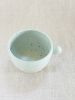 Seafoam Dessert Bowl -Unique handmade ceramics | Dinnerware by Tomoko Ceramics. Item made of stoneware works with contemporary & modern style