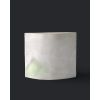 Chartreuse Block Wind Vase Sculpture | Sculptures by AKIKO TSUJI. Item made of ceramic