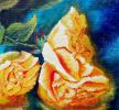 Yellow Roses - Bouquet | Oil And Acrylic Painting in Paintings by Iryna Fedarava