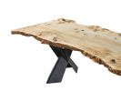 Mappa Burl Dining Table - Light Wood Kitchen Table | Tables by Tinella Collection. Item made of wood & synthetic compatible with contemporary and country & farmhouse style
