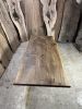 Custom Order Dark Brown Walnut Table - Live Edge -Slab Table | Dining Table in Tables by TigerWoodAtelier. Item made of walnut compatible with minimalism and art deco style