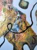 Blue world | Oil And Acrylic Painting in Paintings by Olena K. Item made of canvas works with contemporary style