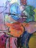 Core Dream Multi | Oil And Acrylic Painting in Paintings by Tina Psoinos art + photography. Item composed of canvas and synthetic