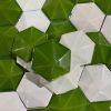 Hexagon Pyramid Tile | Tiles by MF Art Ceramic. Item made of cement works with contemporary & eclectic & maximalism style
