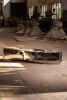 Steel Sculptural Bench — Monolith by Nitush Aroosh | Benches & Ottomans by Nitush Aroosh. Item made of steel works with contemporary & eclectic & maximalism style