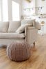 Pouf | Pillows by Chasha Home. Item composed of cotton