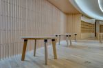 Solid Oak Reading Library Tables | Conference Table in Tables by möbius objects | Central Library in Calgary. Item made of oak wood