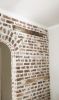 Custom Brick Wall with Reclaimed Wood | Wall Treatments by EMILY POPE HARRIS ART | The Inns Charleston in Charleston