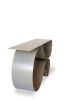 Whorl Console In Beige Aluminum | Console Table in Tables by Neal Aronowitz. Item made of aluminum works with minimalism & mid century modern style