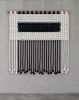 Figure I B&W - Modern Geometric Fiber Art | Macrame Wall Hanging in Wall Hangings by Zora Studio. Item made of cotton compatible with minimalism and contemporary style