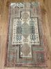 Hand-woven Turkish Rug Doormat| 1.9 x 3.7 | Small Rug in Rugs by Wool and Rug. Item made of wool works with boho & contemporary style