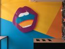 "Lips" | Mixed Media by ANTLRE - Hannah Sitzer | Mateo's in San Francisco. Item made of synthetic