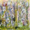 Nightfall Triptych | Oil And Acrylic Painting in Paintings by Joanie Gagnon San Chirico Studio. Item composed of canvas compatible with contemporary and country & farmhouse style