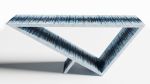 Time/Space Portal Console- Ombre 4 - Glass Mosaic Tile | Console Table in Tables by Neal Aronowitz. Item composed of glass