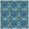 6 Large turquoise tiles | Tiles by GVEGA. Item made of marble works with mediterranean style