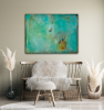 Somewhere Beyond Here | Oil And Acrylic Painting in Paintings by Tara Catalano Studios. Item made of canvas with synthetic