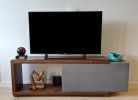 Mignun Grey | Console Table in Tables by Curly Woods. Item composed of walnut
