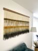 Autumn Color Macrame Backdrop ZORKE XXII | Macrame Wall Hanging in Wall Hangings by Olivia Fiber Art. Item made of wood with wool works with scandinavian & southwestern style