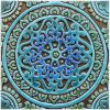 Set of 8 tiles outdoor wall art installation | Mosaic in Art & Wall Decor by GVEGA. Item composed of ceramic