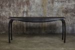 Desk in ebonized English oak, Design No 5. Unique | Tables by Jonathan Field. Item composed of oak wood