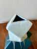 Cubic Vase - Chartreuse and Jade Green | Vases & Vessels by Pierre Bounaud Ceramics. Item composed of ceramic compatible with modern style