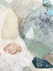 Small stones and clear water | Oil And Acrylic Painting in Paintings by Cristina Dalla Valentina. Item made of canvas works with contemporary & modern style