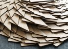 Hive | Wall Sculpture in Wall Hangings by Susannah Mira | George Bush Intercontinental Airport in Houston. Item composed of wood