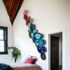 Rainbow Dimensional Wall Art | Wall Sculpture in Wall Hangings by Mod North + Co. Item made of stone works with boho & eclectic & maximalism style