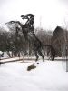 Basalt Stallion | Public Sculptures by Wendy Klemperer Art Inc. Item composed of steel