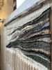 Earth & Sky woven wall hanging | Macrame Wall Hanging in Wall Hangings by Little Larch Studio. Item made of wood & cotton