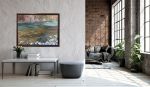 Ebb and Flow | Oil And Acrylic Painting in Paintings by Nancy Romanovsky. Item compatible with traditional and transitional style