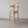 Aspen Bentwood Bar Stool with Arms | Chairs by Kleinhaus Furniture. Item made of wood compatible with mid century modern and contemporary style