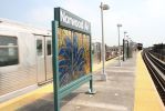 Culture Swirl MTA public art commission for Norwood Subway Station, Brooklyn New York | Public Mosaics by Margaret Lanzetta | 205 Street Station in The Bronx