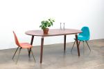 Sunny Side Up Dining Table | Tables by Wake the Tree Furniture Co. Item made of wood & metal compatible with minimalism and mid century modern style