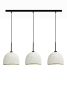 MushLume Linear Chandelier - 3 Shades | Chandeliers by MushLume Lighting