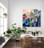 Hazy | Oil And Acrylic Painting in Paintings by Amy Kim. Item composed of canvas & synthetic
