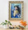 Queen of Cups, oil painting | Oil And Acrylic Painting in Paintings by Lucy Morningstar. Item made of synthetic