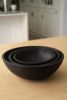 Charred Ash Wood Nesting Bowl Set | Dinnerware by Creating Comfort Lab. Item made of wood